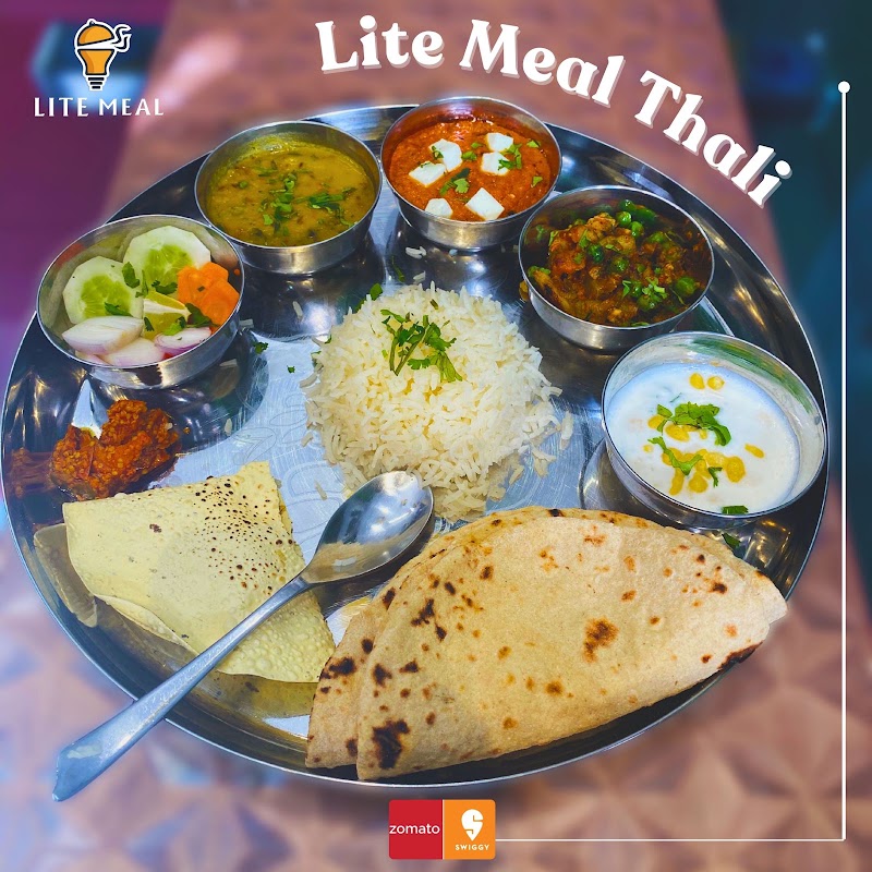 Lite Meal Cafe & Restaurant - Lite Meal Cafe & Restaurant Aren corporate, Race Course Rd, beside CSB Bank, New Palasia, Indore, Madhya Pradesh 452001, India