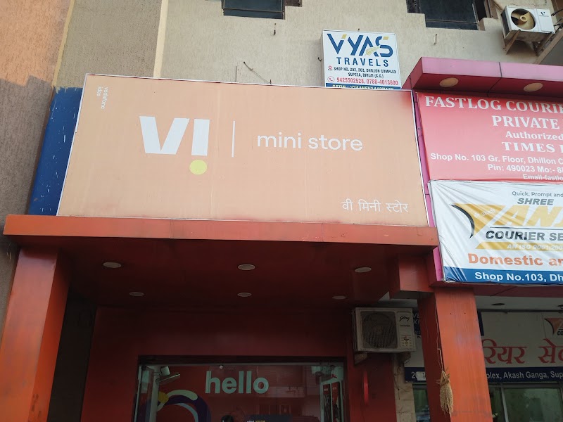 Vi - Vodafone Idea mini Store - Vi - Vodafone Idea mini Store Shop No 102, Dhillion Complex, near Preeti Moblie, Akash Ganga, Supela, Bhilai, Chhattisgarh 490023, India