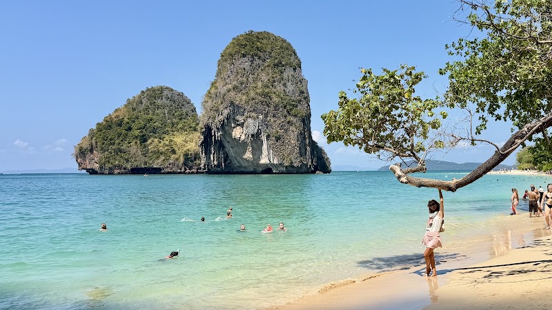 Phra Nang Beach - Phra Nang Beach 2R4Q+944, Stadt, Tambon Ao Nang, Amphoe Mueang Krabi, Chang Wat Krabi, Thailand