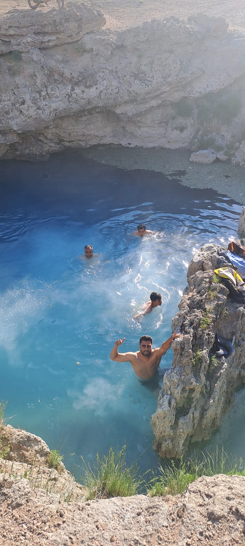 آبگرم آبی قینرجه - آبگرم آبی قینرجه, West Azerbaijan Province, Gheinarjah, Unnamed Road, P56X+C2H, Iran