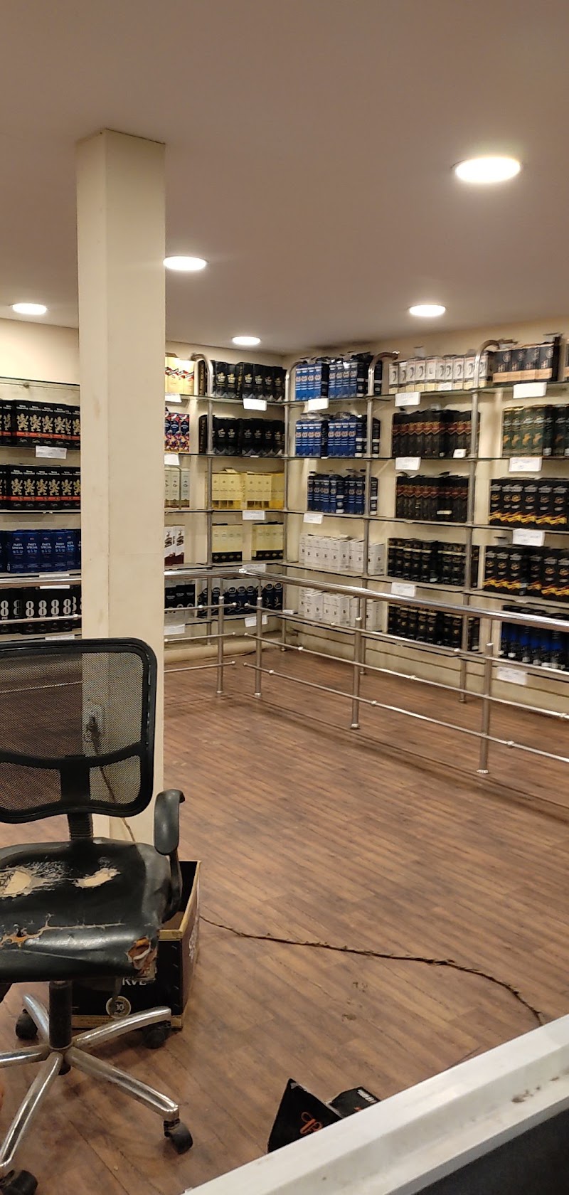 English and Desi Wine Shop.