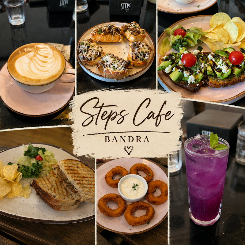 Steps Café - Steps Café Steps Café, Tertulian Rd, off Doctor Peter Dias Road, Mount Mary, Bandra West, Mumbai, Maharashtra 400050, India