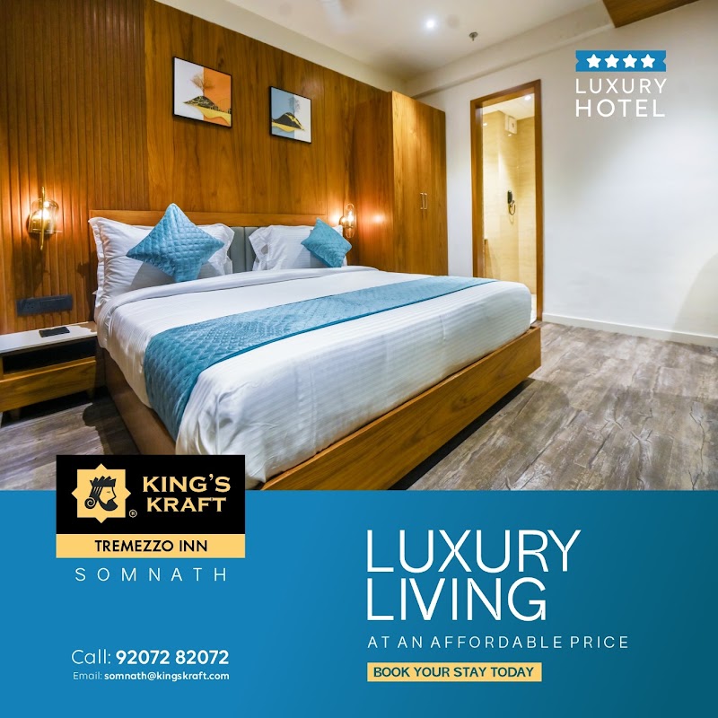 King’s Kraft Tremezzo Inn - King’s Kraft Tremezzo Inn, Railway Station, Near, Bypass Road, Somnath, Gujarat 362268, India