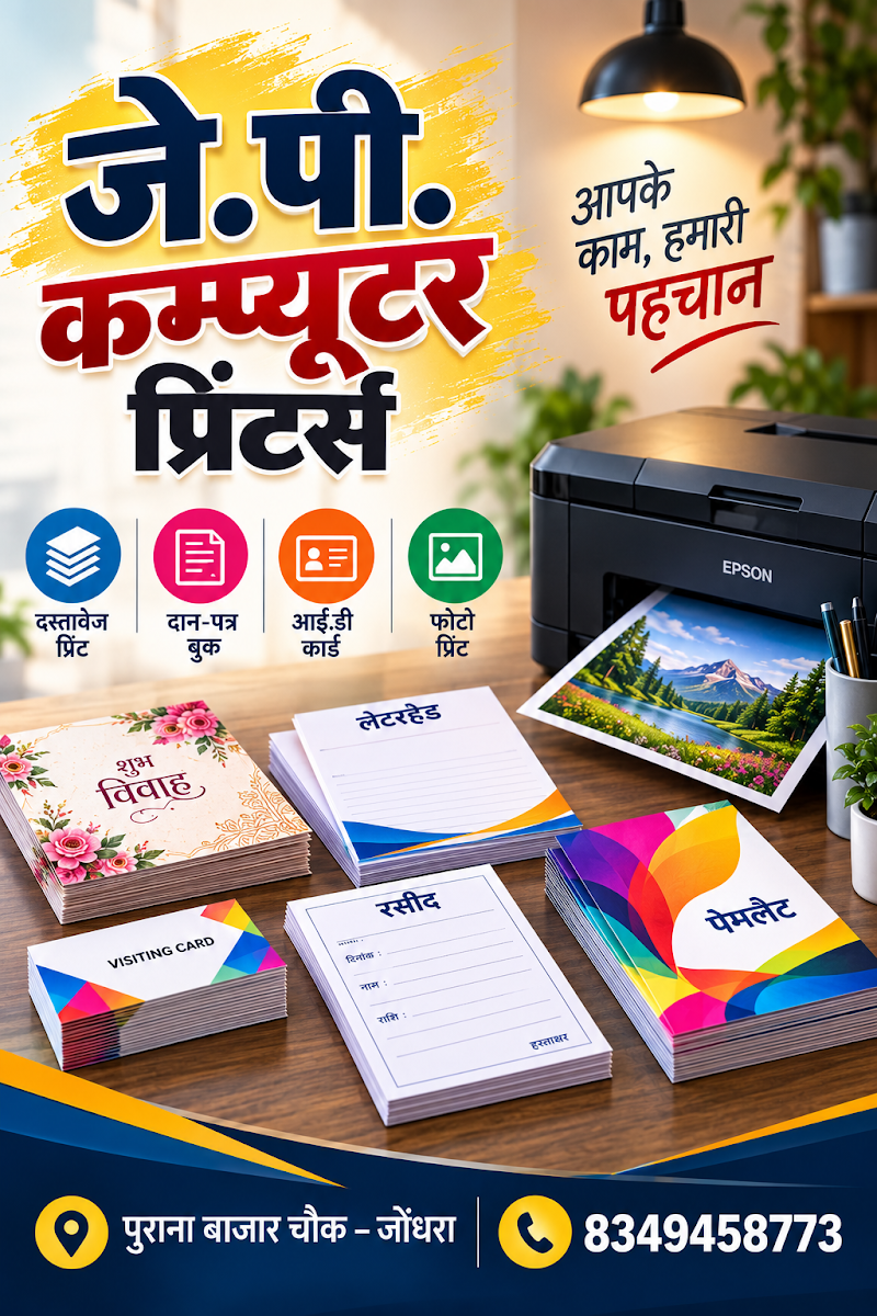 JP Computer - JP Computer, Purana Bazar Chouk, 495551, Jondhra, Chhattisgarh 495551, India
