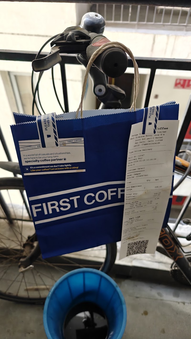 First Coffee | South Ex - First Coffee | South Ex Shop No E4, Ground Floor, Back Side Lane Entry, Market, South Extension II, New Delhi, Delhi 110049, India