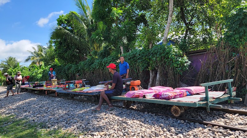 Bamboo Train Ou Sra Lao - Bamboo Train Ou Sra Lao, Krong Battambang, Cambodia