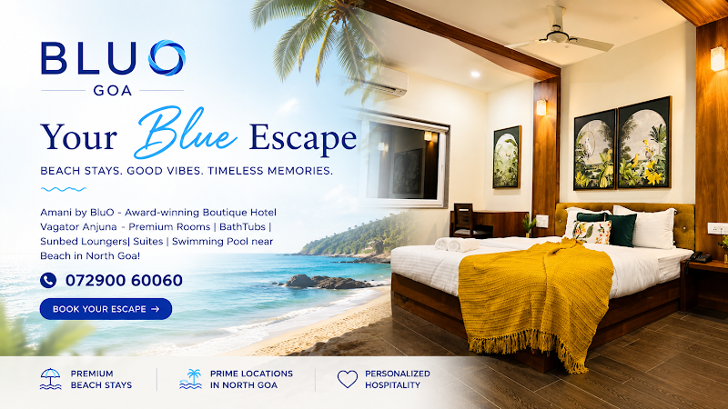 BluO Amani Vagator Hotel - BluO Amani Vagator Hotel Vagator Beach Rd, near Bharat Petroleum Pump, Anjuna, Goa 403509, India