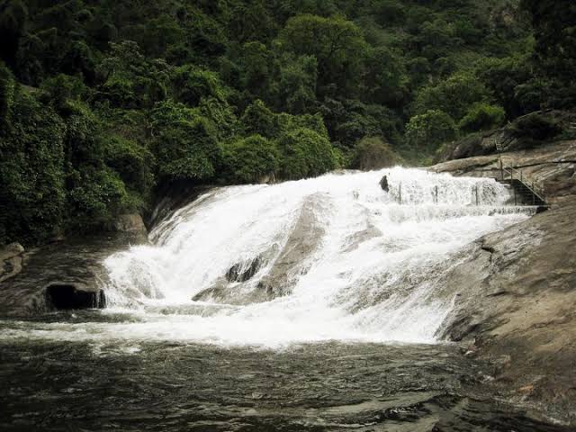 Siruvani Waterfalls - Siruvani Waterfalls, Noyyal River, WMQP+4RC, Booluvampatti, Tamil Nadu 641114, India