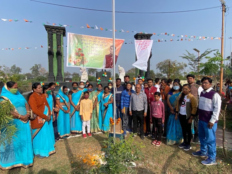 Major dhyan chand chowk - Major dhyan chand chowk, 32QH+3Q9, Basantpur, Rajnandgaon, Chhattisgarh 491441, India