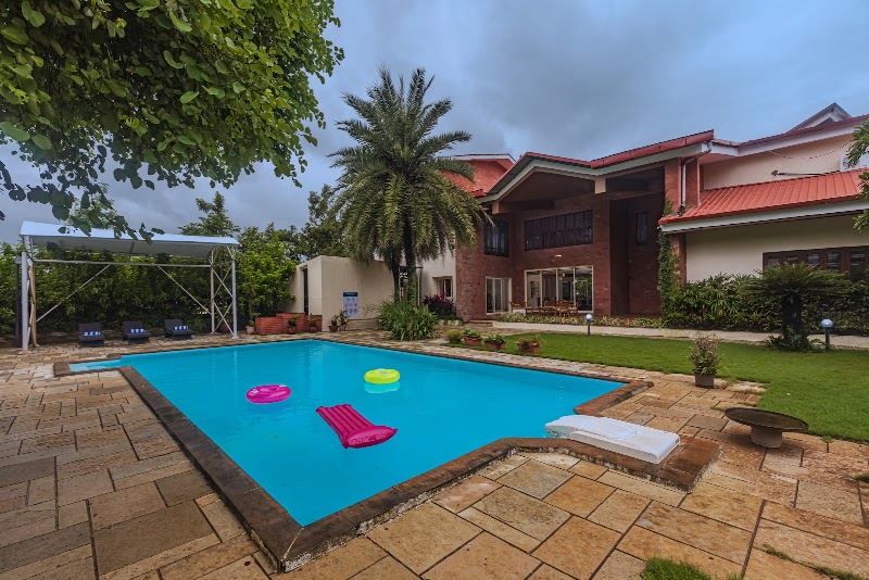 Saffron Stays Ananya - 4 BDR Pet-Friendly Villa in Karjat - Saffron Stays Ananya - 4 BDR Pet-Friendly Villa in Karjat V9FG+HR, Khandpe, Mulgaon T. Wasare, Maharashtra 410201, India