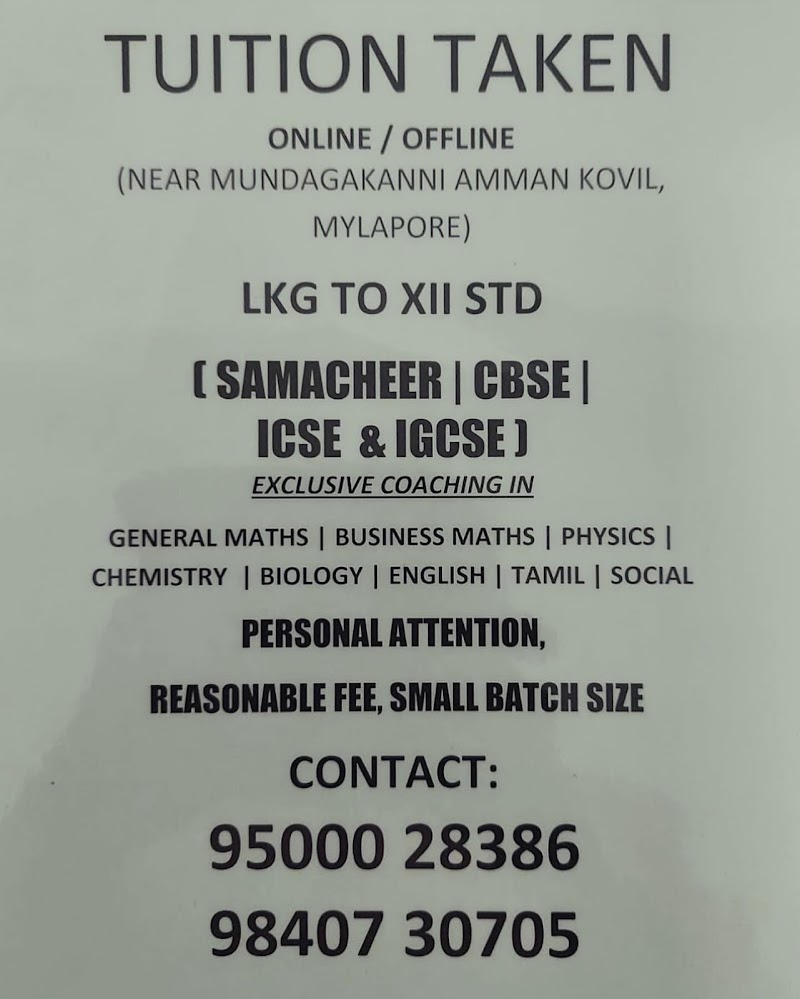 LEARNER’S HUB - Mylapore - LEARNER’S HUB - Mylapore Loganathan Colony Rd, PNK Garden, Mylapore, Chennai, Tamil Nadu 600004, India