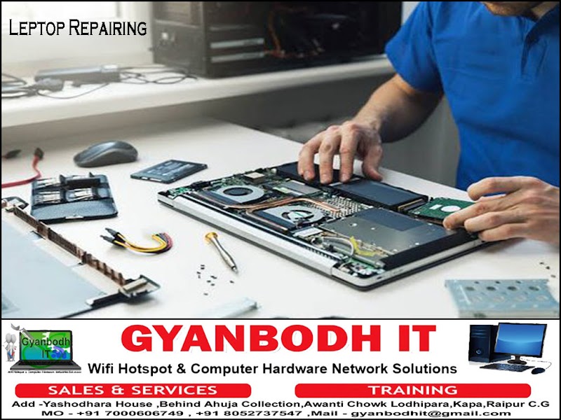 Gyanbodh IT - Gyanbodh IT, Krishna Plaza, Infront of Shiv Vatika, Lakhenahar Dhal, Mahadev Ghat Rd, near Binda Sonkar School, Ashwani Nagar, Lakhe Nagar, Raipur, Chhattisgarh 492001, India
