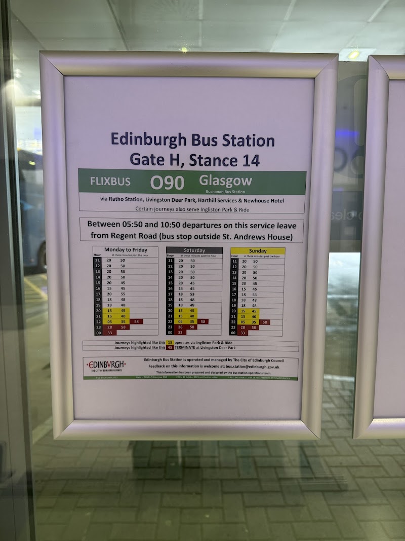 Bus Station - Bus Station, Edinburgh EH2 1HJ, UK