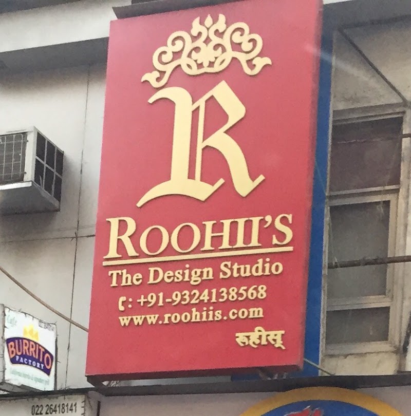 Roohii's The Design Studio - Roohii's The Design Studio, 4, Pali Rd, opp. Geetanjali Salon, near Golds Gym, Bandra West, Mumbai, Maharashtra 400050, India