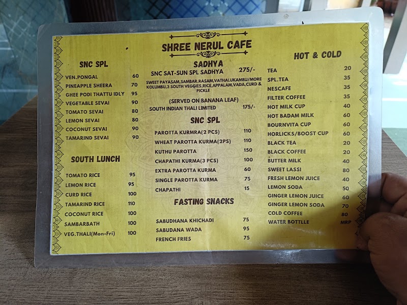 Shree Nerul Cafe - Shree Nerul Cafe Shop Number 2-3, Sandeep Apartment, Plot Number A-197, near Balaji Mandir, Sector 20, Nerul, W, Navi Mumbai, Maharashtra 400706, India