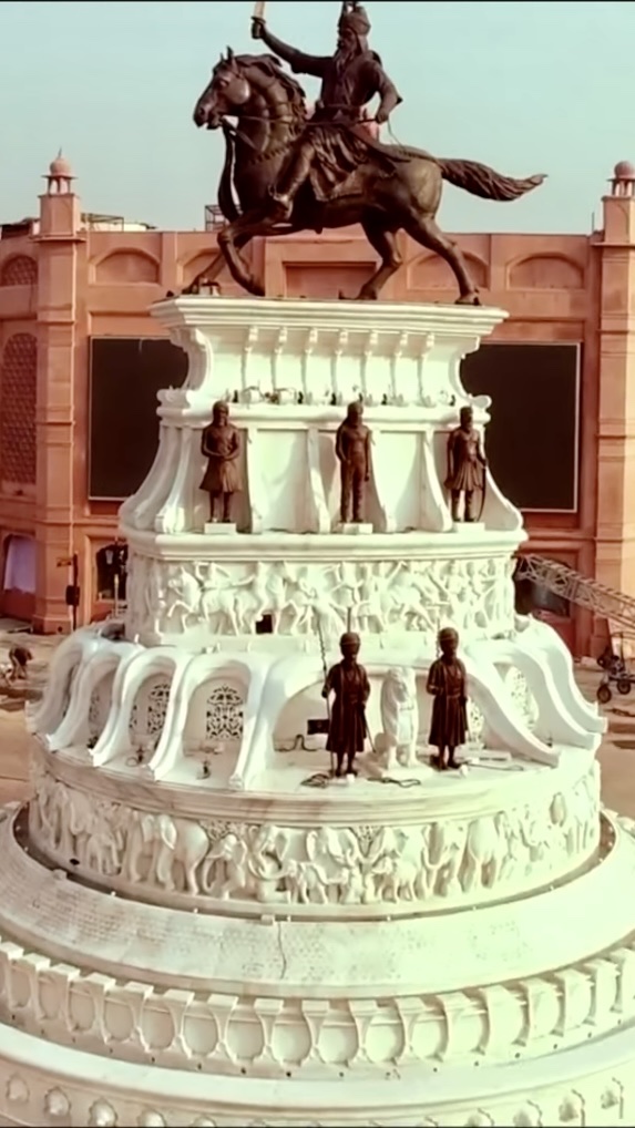 Statue of Maharaja Ranjit Singh - Statue of Maharaja Ranjit Singh, Shop no 12 to 15, JVFH+JRH Dharam Singh Market, 143 001, Chowk Phuwara, Town Hall, Katra Ahluwalia, Amritsar, Amritsar Cantt., Punjab 143006, India