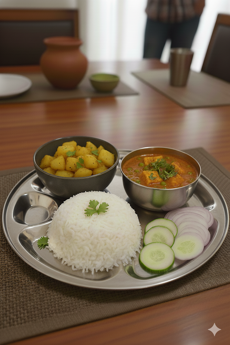 Apni Rasoi Pure Veg - Apni Rasoi Pure Veg Kala Pathar Rd, Makanpur, Nyay Khand 2, Indirapuram, Ghaziabad, Uttar Pradesh 201014, India