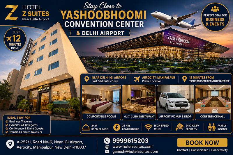 Hotel Z Suites Near IGI Airport Delhi - Hotel Z Suites Near IGI Airport Delhi A-252/1 Road No-6, NH-8, near IGI Road, Block RZ, Mahipalpur Extension, Mahipalpur, New Delhi, Delhi 110037, India