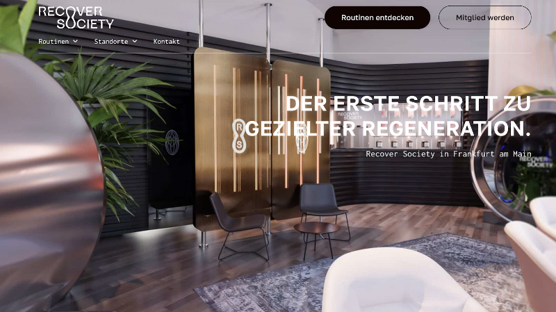 Recover Society | Longevity & Bio Hacking Center Frankfurt - Recover Society | Longevity & Bio Hacking Center Frankfurt, Gutleutstraße 85, 60329 Frankfurt am Main, Germany