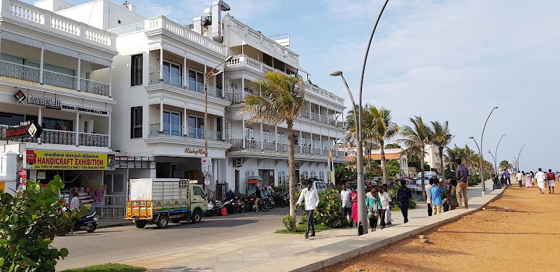 Promenade Beach - Promenade Beach Promenade Beach, Puducherry, India