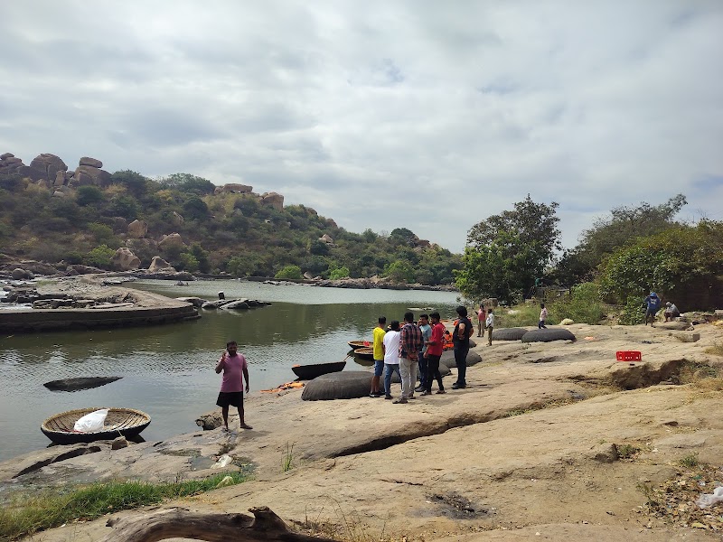 Coracle Ride Hampi TB river - Coracle Ride Hampi TB river Sanapur, Karnataka 583234, India
