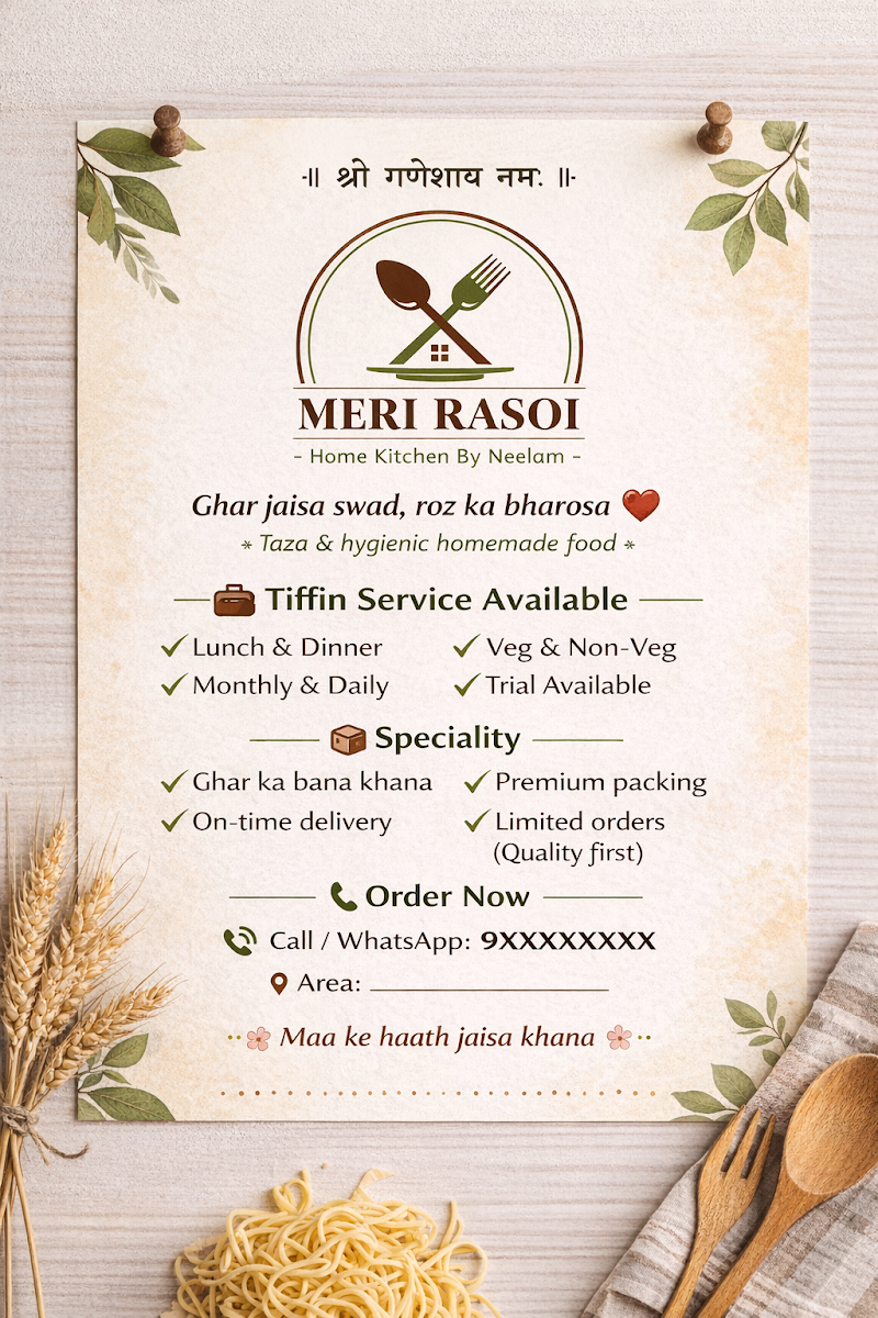 Meri Rasoi Home Kitchen By Neelam - Meri Rasoi Home Kitchen By Neelam New Timber Market Rd, R.V.H. Colony, Jagriti Nagar, Devendra Nagar, Raipur, Chhattisgarh 492001, India