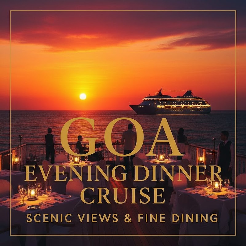 Goa Evening Dinner Cruise – Scenic Views & Delicious Cuisine - Goa Evening Dinner Cruise – Scenic Views & Delicious Cuisine Shope No. 3, Naik Vaddo, near Dolphin Circle, Calangute, Goa 403516, India