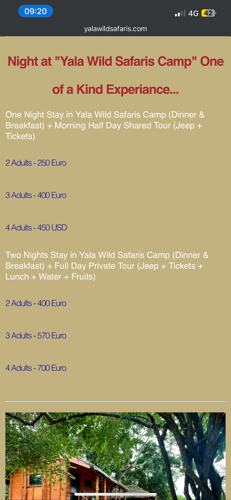 Yala Wild Safaris Camp by Malith - Yala Wild Safaris Camp by Malith, Rotawewa Sithulpahuwa Road Yodakandiya, Tissamaharama 82600, Sri Lanka