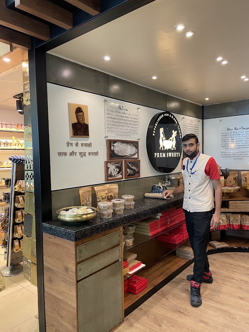 Prem Sweets@Jammu Airport - Prem Sweets@Jammu Airport MRJV+J74, Near Boarding Gate 05, SHA, First Floor, Jammu Airport, Civil Airport, Satwari, Raipur Satwari, Jammu, 180003