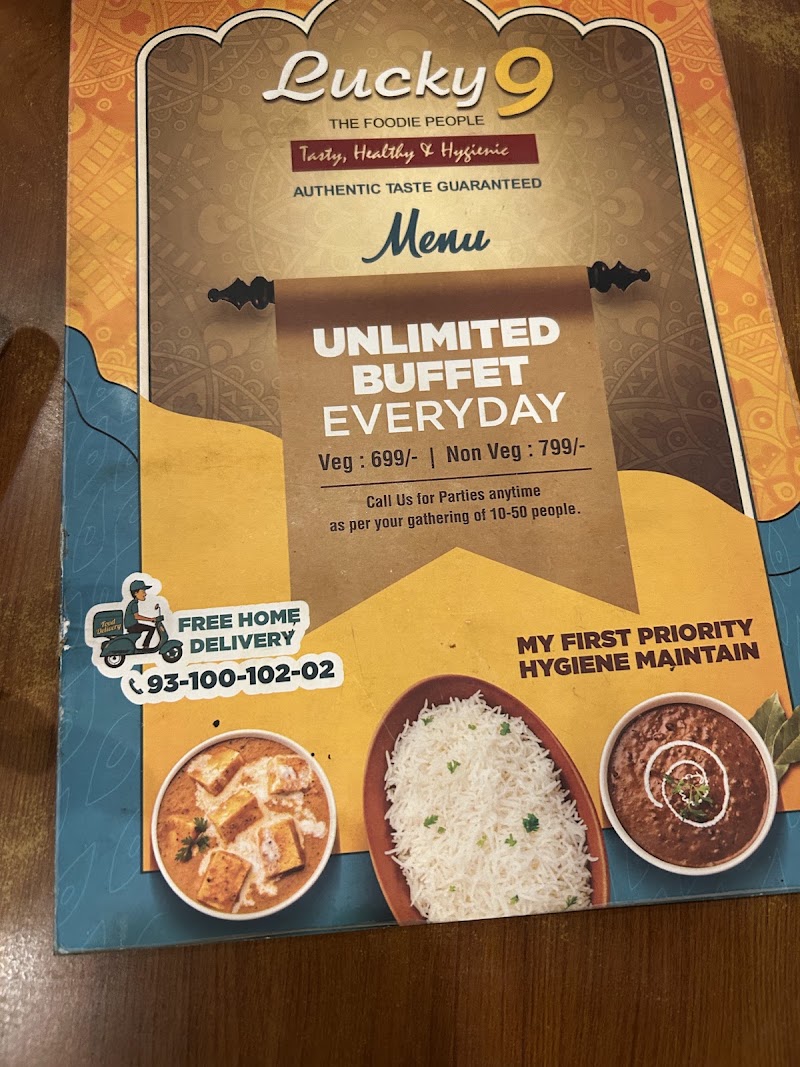 Lucky 9 Family Restaurant - Lucky 9 Family Restaurant Badshahpur Sohna Rd, near Omaxe City Mall, Block S, Uppal Southend, Sector 49, Gurugram, Haryana 122018, India