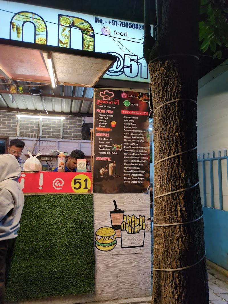 Food@51 - Food@51 G, C, RMC Garden, Nagar Nigam, opposite White House, Kalibadi, Janta Colony, Raipur, Chhattisgarh 492001, India