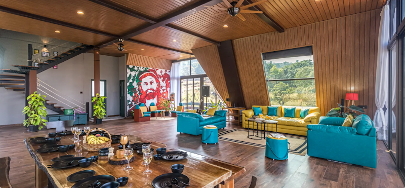 SaffronStays A Vantage - Villa in Panchgani - SaffronStays A Vantage - Villa in Panchgani, WQ7F+27F, near Gurusparsh resort, Bhilar, Panchgani, Maharashtra 412805, India