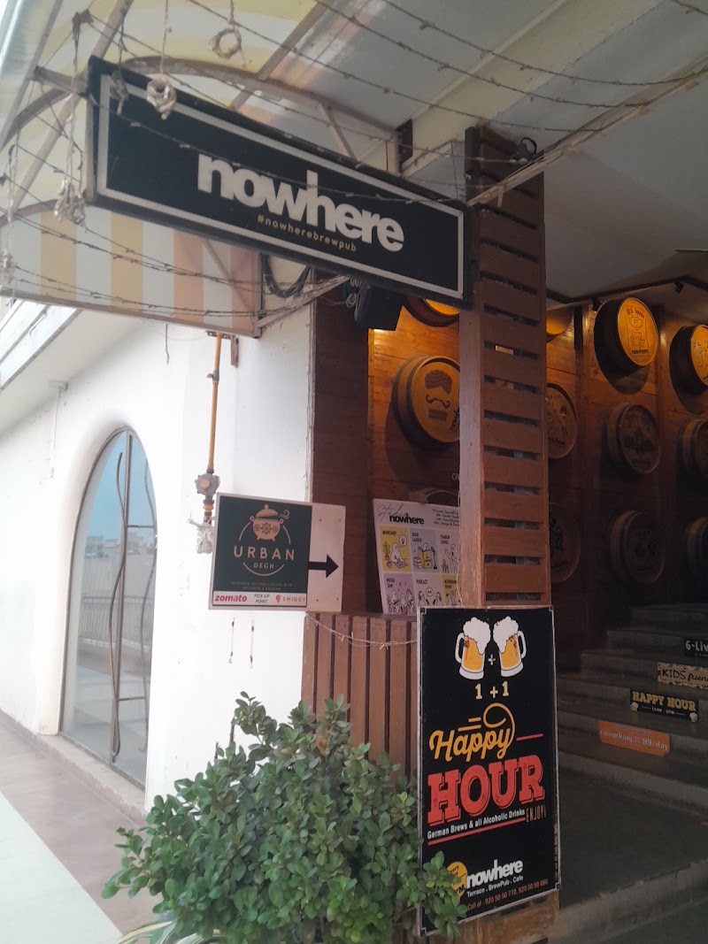 Nowhere Terrace BrewPub Cafe - Nowhere Terrace BrewPub Cafe 2nd, Crosspoint Mall, opposite Hamilton Court Road, Galleria Market, Sector 28, DLF Phase IV, Gurugram, Haryana 122009, India