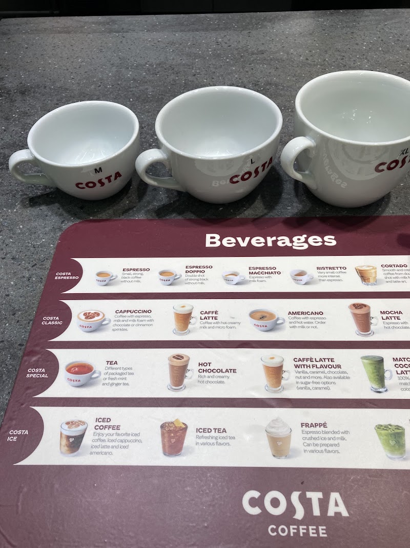 Costa Coffee - Costa Coffee, 1, T2, finger D transit part, Aviatická 1017, 161 00 Praha 6, Czechia