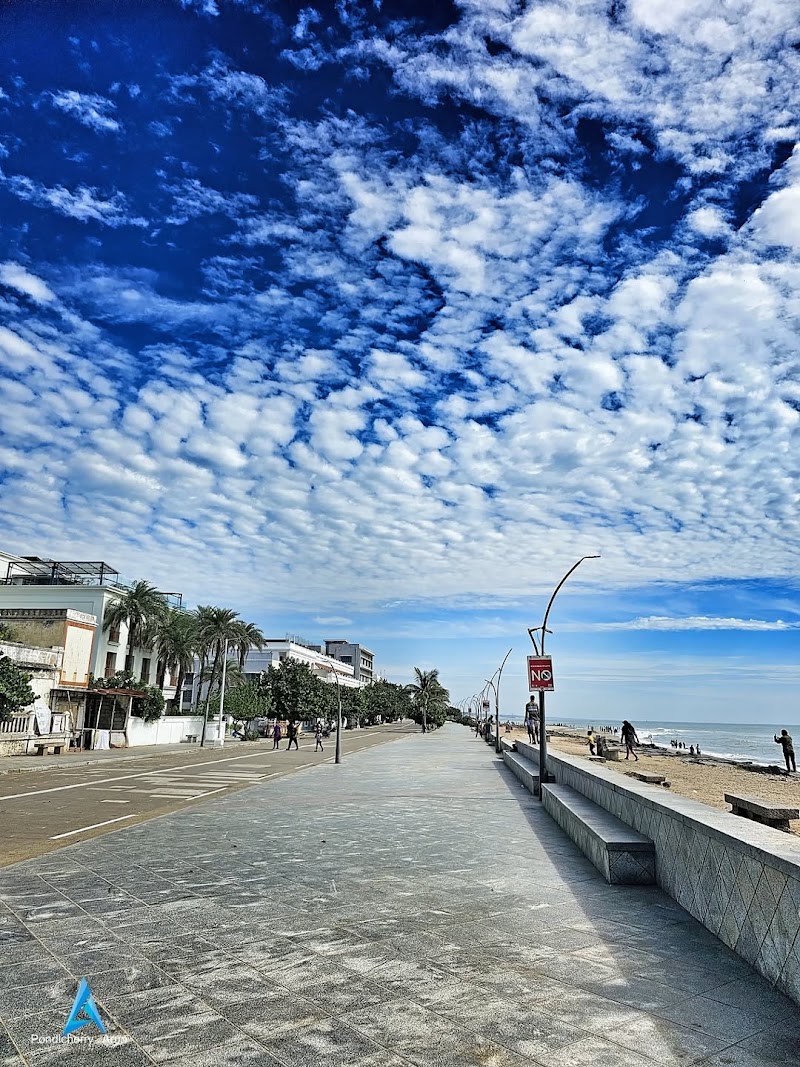 Promenade Beach - Promenade Beach Promenade Beach, Puducherry, India
