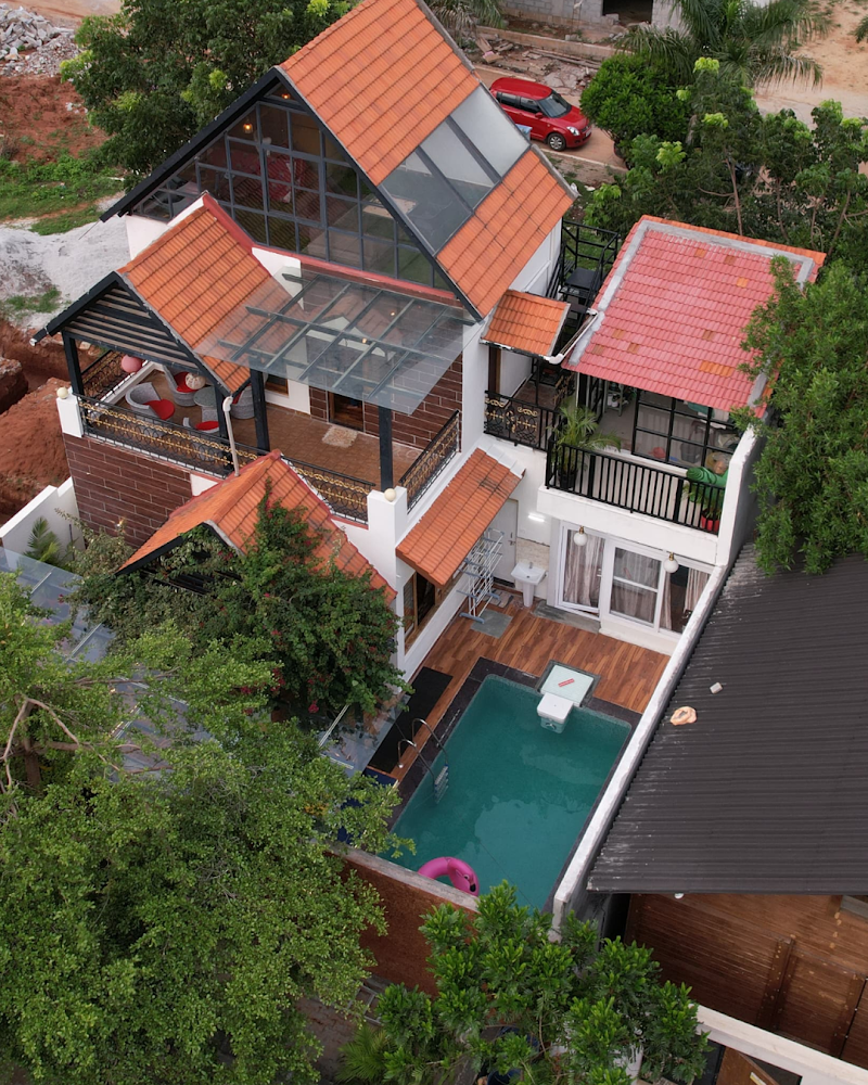 Nandi Mist Meadows Private Pool Villa - Nandi Mist Meadows Private Pool Villa #103, Nandi magnolia, S.K halli, Near sultanpet, Nandi, hobli, Bengaluru, Singadikadirenahalli, Karnataka 562103, India