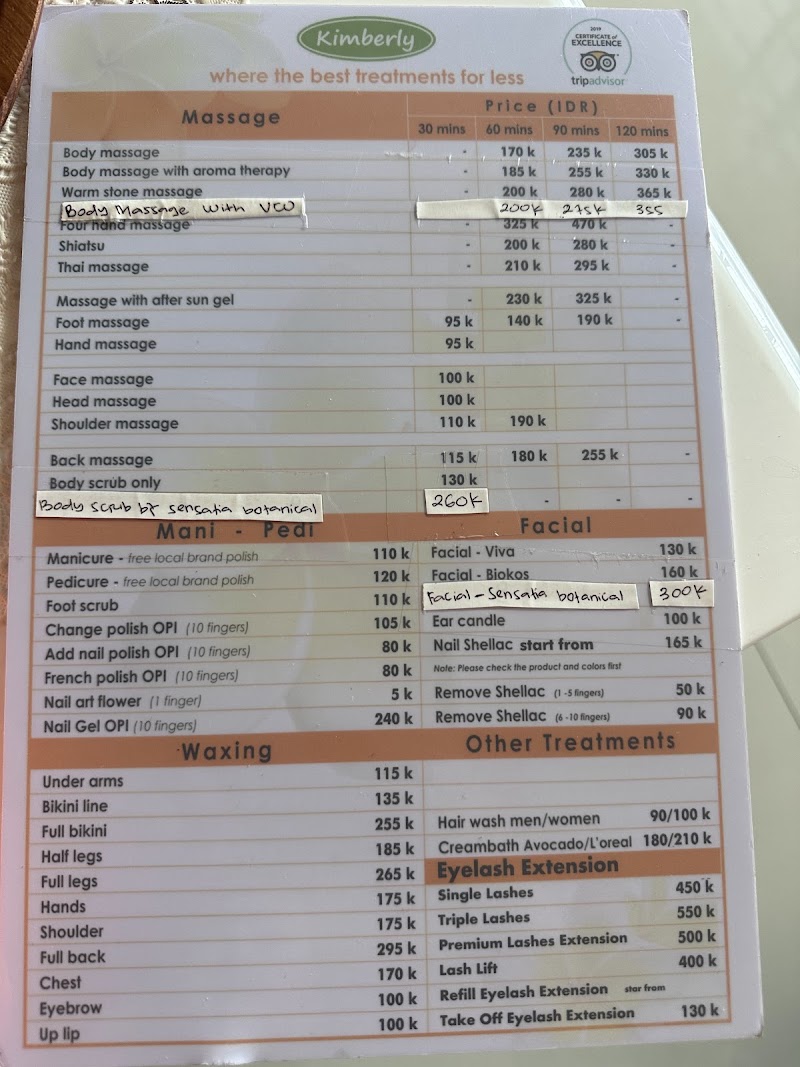 Kimberly Spa - Jl Pantai Berawa - Kimberly Spa - Jl Pantai Berawa Jl. Pantai Berawa, Canggu, Kec. Kuta Utara, Kabupaten Badung, Bali 80363, Indonesia