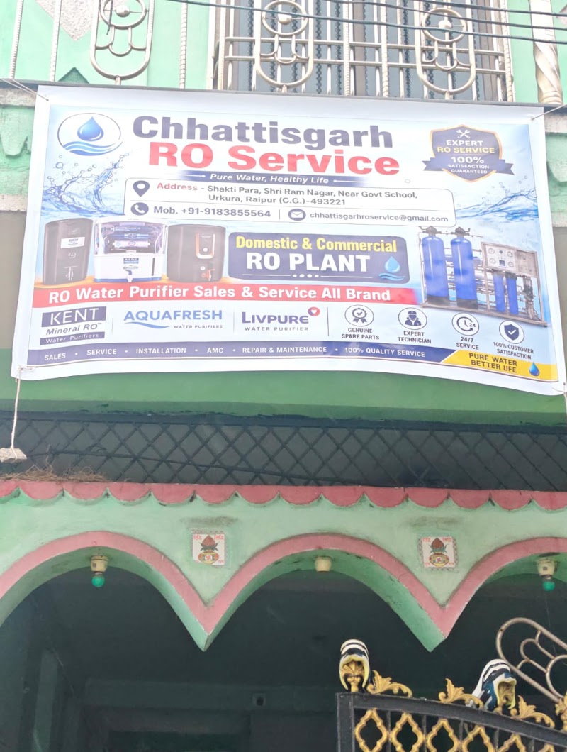 CHHATTISGAGH RO SERVICE || KENT Aquaguard Livpure 25 LPH RO PLANT 50 LPH RO PLANT - CHHATTISGAGH RO SERVICE || KENT Aquaguard Livpure 25 LPH RO PLANT 50 LPH RO PLANT, Shri Ram nagar, near govt school, birgaon, Urkura, Raipur, Chhattisgarh 493221, India