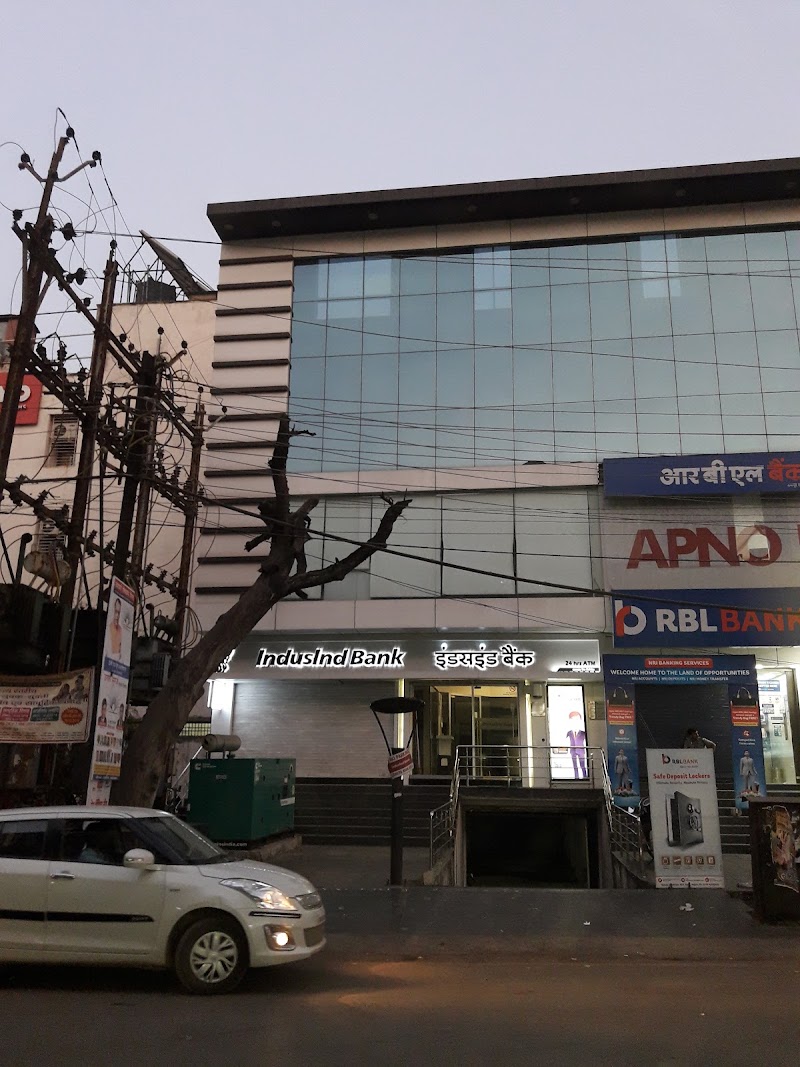IndusInd Bank - IndusInd Bank, Ground floor, Khasra No. 431, Municipal No. 37/394, P.H. No. 62 R.I.C. Raipur-12, Pt. JLN, Ward No.37, Guru Nanak Chowk, M.G. Road, Station Road, Moudhapara, Raipur, Chhattisgarh 492009, India
