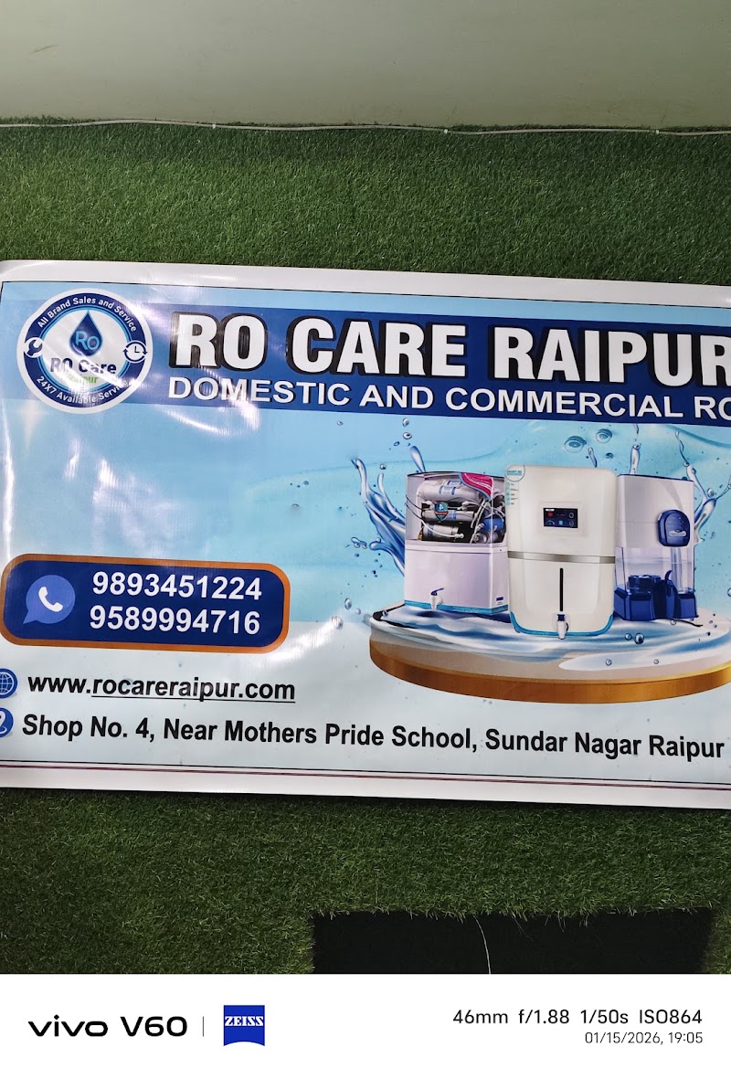 RO CARE RAIPUR Service Aqua guard Kent Ro Livpure Pureit 25 to 100 LPH RO Plant Services Aqua fresh - RO CARE RAIPUR Service Aqua guard Kent Ro Livpure Pureit 25 to 100 LPH RO Plant Services Aqua fresh, SHOP NO 4, near MOTHERS PRIDE SCHOOL, Sunder Nagar, Raipur, Chhattisgarh 492013, India