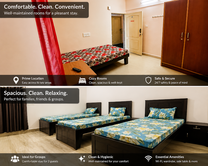 Nest Premium Hostel for Girls | Ladies PG near Christ University - Nest Premium Hostel for Girls | Ladies PG near Christ University 8, 9th Cross Rd, near Srinivasa theatre, DRC Post, Venkateshwara Layout, S.G. Palya, Bengaluru, Karnataka 560029, India