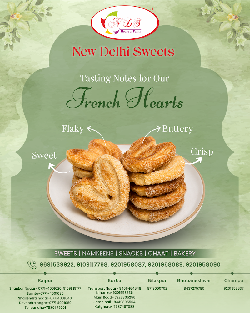 New Delhi Sweets - New Delhi Sweets, Gol Chowk, DDU Nagar, Amanaka, Raipur, Chhattisgarh 492001, India
