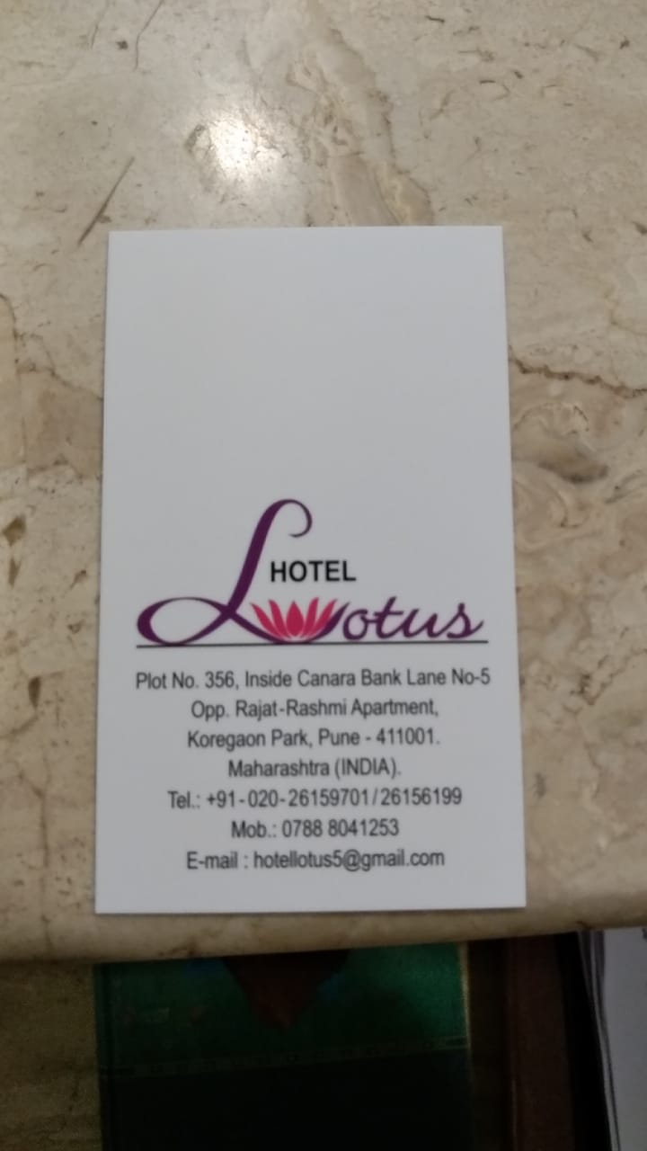Hotel Lotus - Hotel Lotus, Lane Number 5, Suyojana Society, Kavadewadi, Koregaon Park, Pune, Maharashtra 411001, India