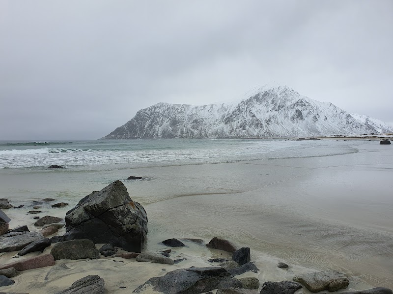 Skagsanden beach - Skagsanden beach Skagsanden beach, 8380 Flakstad, Norway