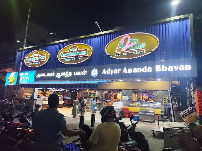 Adyar Ananda Bhavan - A2B - Adyar Ananda Bhavan - A2B 11, Plot No, 57, Mahatma Gandhi Rd, Shastri Nagar, Adyar, Chennai, Tamil Nadu 600020, India