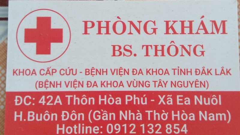 Phòng Khám BS THÔNG BV Vùng Tây Nguyên - Phòng Khám BS THÔNG BV Vùng Tây Nguyên Số nhà, Buôn/01A Buôn, Niêng, Ea Nuôl, Đắk Lắk, Vietnam