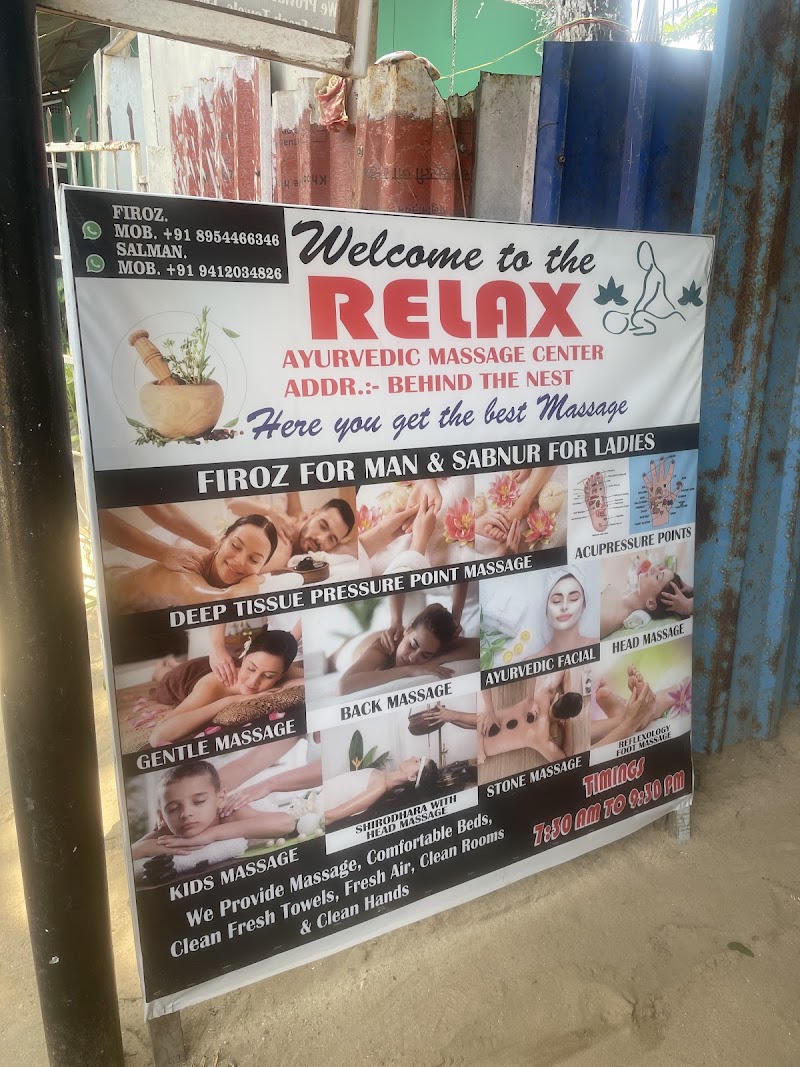 Firoz Relax Ayurvedic Best Massage Center - Firoz Relax Ayurvedic Best Massage Center Ourem Rd, behind The Nest Restaurant, Mohanbagh, Palolem, Canacona, Goa 403702, India