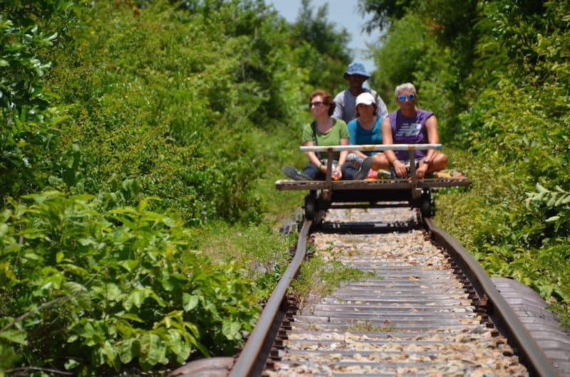 Bamboo Train Ou Sra Lao - Bamboo Train Ou Sra Lao, Krong Battambang, Cambodia