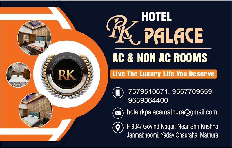 HOTEL RK PALACE - HOTEL RK PALACE, 077, Govind Nagar Marg, Janam Bhumi, Mathura, Uttar Pradesh 281001, India