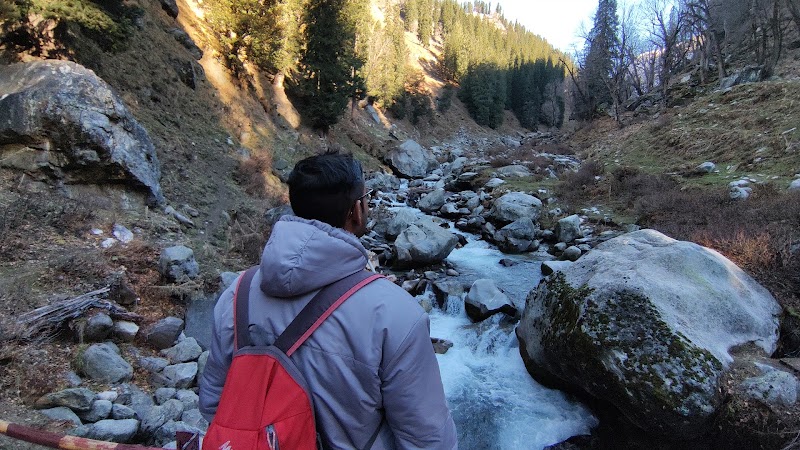 Hampta trek bridge snow point - Hampta trek bridge snow point, 766W+W4M, Bashisht, Himachal Pradesh 175143, India